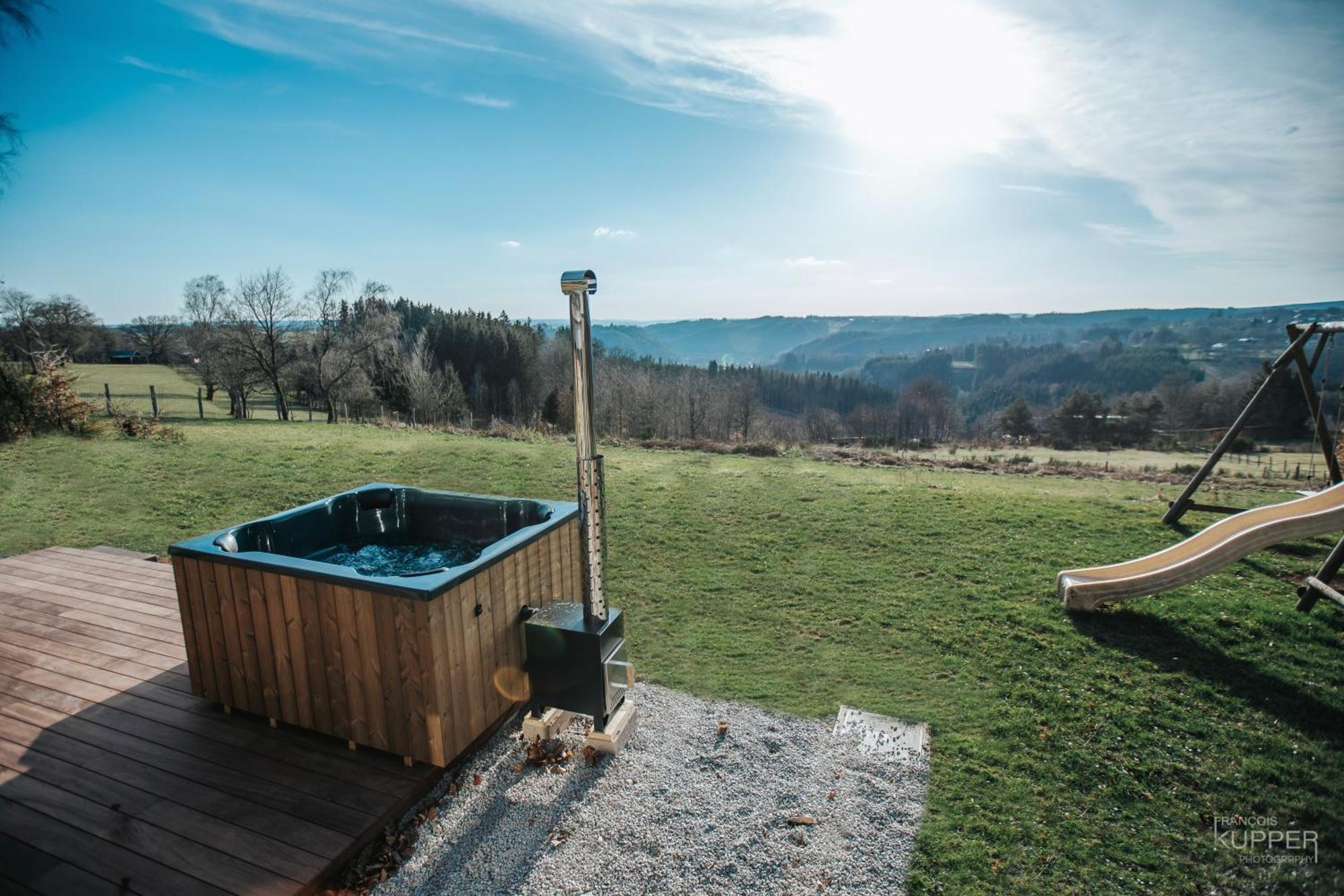 Vila Le Noir Flohay 30 Pers - Malmedy, Vue, Wellness Exteriér fotografie