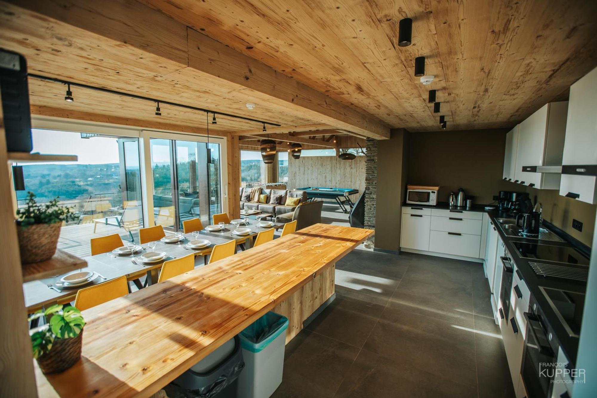 Vila Le Noir Flohay 30 Pers - Malmedy, Vue, Wellness Exteriér fotografie