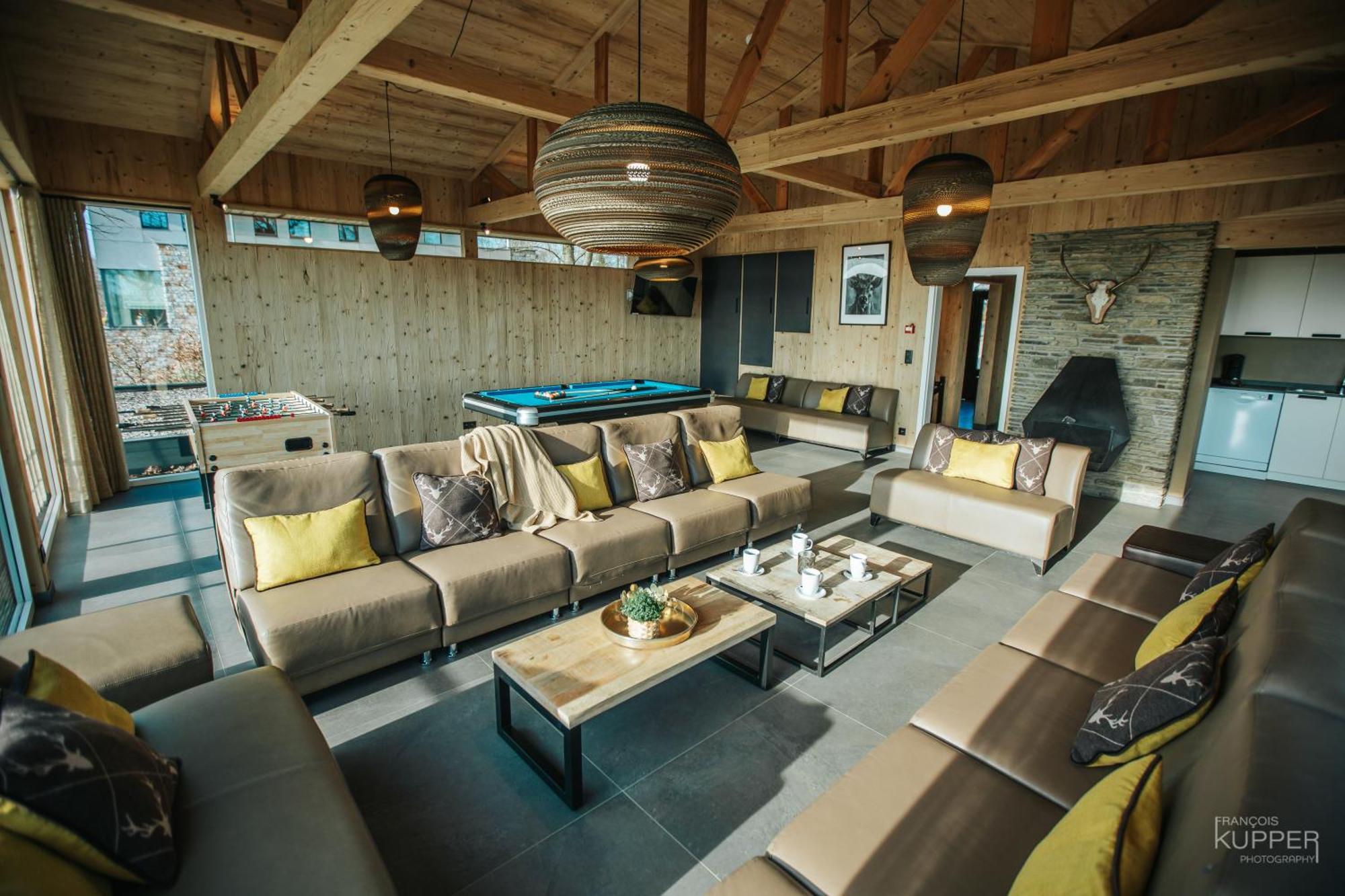 Vila Le Noir Flohay 30 Pers - Malmedy, Vue, Wellness Exteriér fotografie