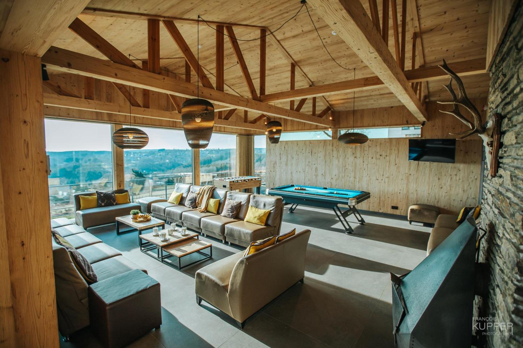 Vila Le Noir Flohay 30 Pers - Malmedy, Vue, Wellness Exteriér fotografie