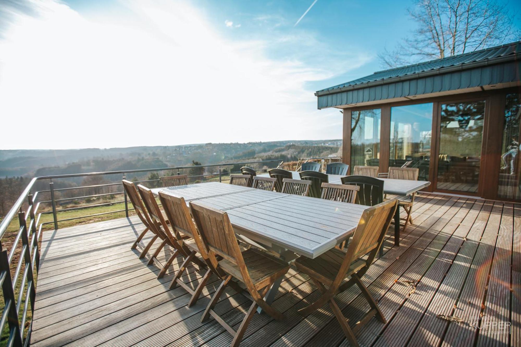 Vila Le Noir Flohay 30 Pers - Malmedy, Vue, Wellness Exteriér fotografie